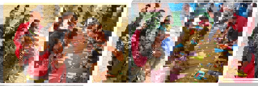 Emma vrijwilliger in Nepal