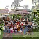 Community project op Bali leuke groeps foto