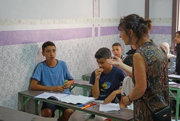 Taal project Marokko vrijwilligerswerk in de klas