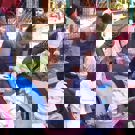 Onderwijs project Sri Lanka mooie foto aan het werk