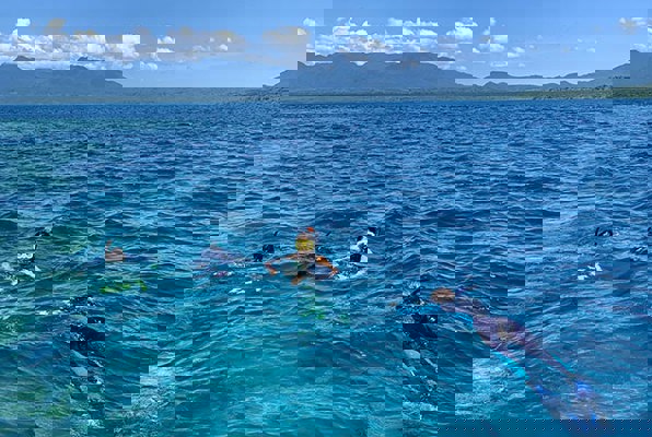 Community project op Bali lekker snorkelen 