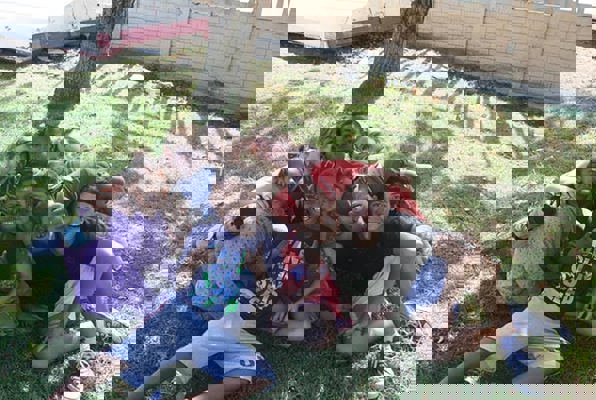 Vista socialwork project om mensen een tweede kans te geven groepsfoto